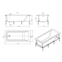 Акриловая ванна Roca Easy 170х70, ZRU9302905