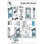 Инсталляция Roca In-Wall Duplo Smart WC, 7890090800