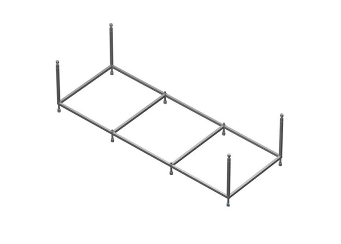 Монтажный комплект к ванне Roca Uno 170x75, ZRU9302876
