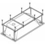 Монтажный набор для ванны Roca Easy 170x70, ZRU9302907