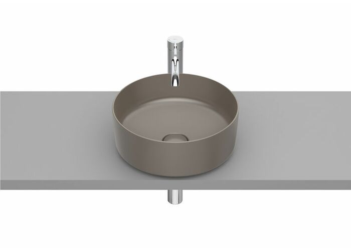 Раковина накладная Roca Inspira Round 37x37, кофейный, A327523660