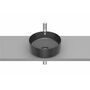 Раковина накладная Roca Inspira Round 37x37, оникс черный, A327523640