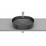 Раковина накладная Roca Inspira Round 50x37, оникс черный, A327520640