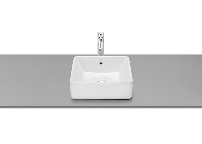 Раковина накладная Roca The Gap квадратная 39х37х13, 3270ML000