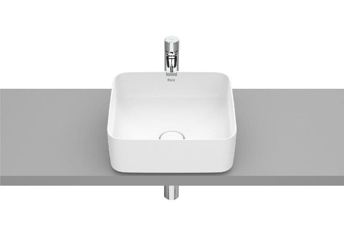 Умывальник накладной Roca Inspira Square 37x37, белый, 327532000