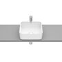 Умывальник накладной Roca Inspira Square 37x37, белый, 327532000