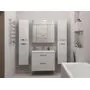 Шкаф-пенал Roca Gap ZRU9302883 34,5x20x160 R, белый