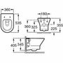 Унитаз подвесной Roca Nexo 36x53.5, безободковый, 34664L000
