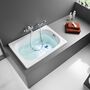 Стальная ванна Roca Contesa Banaseo 100x70, в комплекте с ножками, A213100001