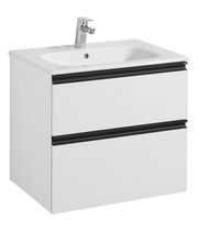 Тумба под умывальник Roca Domi 60 см, белый глянец, A857458806