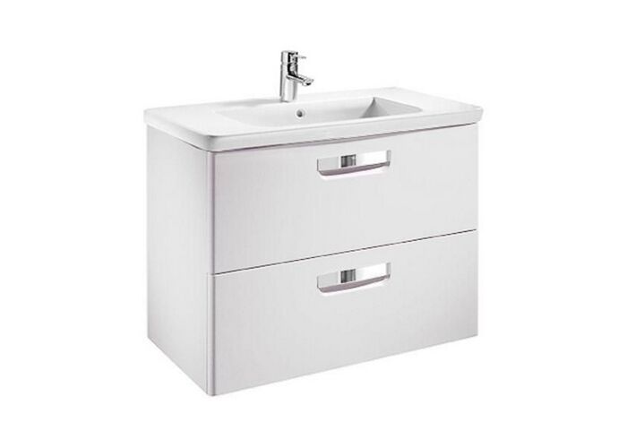 Тумба под умывальник Roca Gap ZRU9302877 78x41,5x60, глянцевый белый