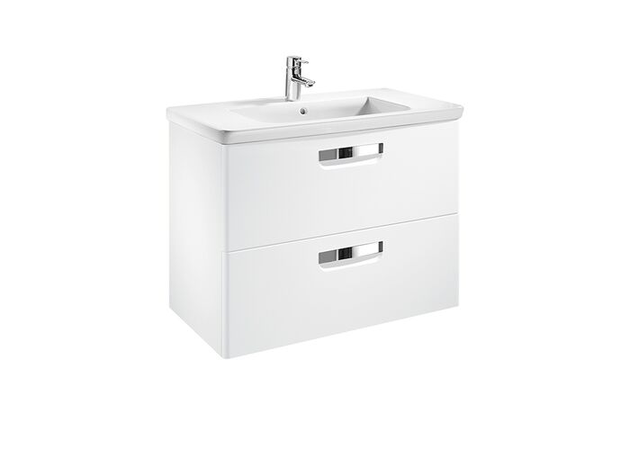 Тумба под умывальник Roca Gap ZRU9302878 68x44x60, глянцевый белый