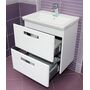 Тумба под умывальник Roca Gap ZRU9302879 58x44x60, глянцевый белый