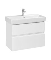 Тумба под умывальник Roca Oleta 80, белый матовый, 7857640501