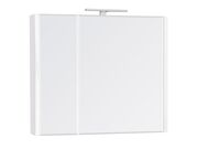 Зеркальный шкаф Roca Etna 80 см, белый глянец..