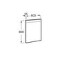 Зеркало Roca Prisma Basic 60 см, с подсветкой, A812257000