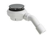 Сифон для поддона 90 Viega Tempoplex 575601, с отводом 45 град, высота 80 мм, 0,64 л/сек