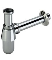 Сифон для умывальника Viega 100674, бутылочный, латунь, хром, 5/4x32