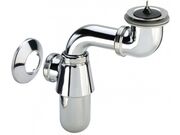 Сифон для умывальника Viega 148355, бутылочный, латунь, хром, для инвалидов, 5/4x32