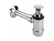 Сифон для умывальника Viega 472528, бутылочный, латунь, хром, 63x32