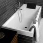 Ванна квариловая Villeroy&Boch Squaro 170x75, с ножками, белая, UBQ170SQR2V-01
