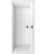 Ванна квариловая Villeroy&Boch Squaro Edge 12 170x75, с ножками, слив-перелив, белая, UBQ170SQE2DV-01