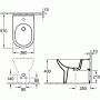 Биде напольное Villeroy&Boch O'Novo 36x56, 54610001