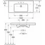 Умывальник Villeroy&Boch Subway 2.0 100х47, 7175A001