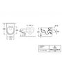 Унитаз подвесной Villeroy&Boch Avento 37x53, Soft Close, безободковый, 5656RS01