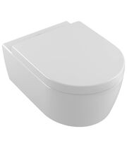 Унитаз подвесной Villeroy&Boch Avento 37x56, сиденье SoftСlose, безободковый, 5656HR01