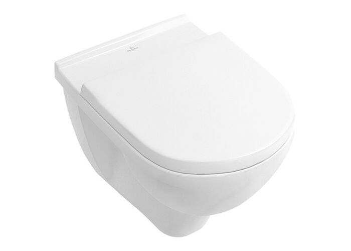 Унитаз подвесной Villeroy&Boch O'Novo 36x56, сиденье SoftСlose, безободковый, 5660HR01