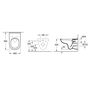 Унитаз подвесной Villeroy&Boch O'Novo 36x56, сиденье SoftСlose, безободковый, 5660HR01