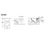 Унитаз подвесной Villeroy&Boch Subway 2.0 37x56,5, безободковый, 5614R001