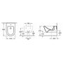 Унитаз подвесной Villeroy&Boch Subway 2.0, 5614R5R1