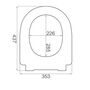 Сиденье без крышки для унитаза Villeroy&Boch O.novo, 9M716101