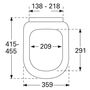 Сиденье с крышкой Soft Close для унитаза Villeroy&Boch Subway, 9M55S101