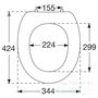 Сиденье с крышкой для унитаза Villeroy&Boch Amedea, CeramicPlus, 881061R1