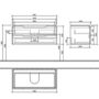 Тумба под умывальник Villeroy&Boch Subway 2.0, A69010DH