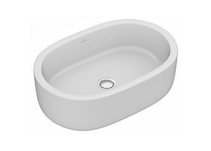 Умывальник встраиваемый Villeroy&Boch Architectura 61,5x41,5, без отв смесителя, 41666001