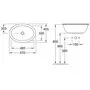 Умывальник встраиваемый Villeroy&Boch Loop&Friends 57x40,5, без отв. смесителя, 61552001