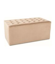 Пуф SIGNAL LORI 2 Velvet Bluvel 40 темно-бежевый