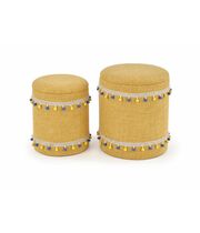 Комплект HALMAR GRADO (2 пуфа) желтый