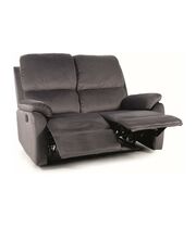 Диван SIGNAL SPENCER 2 Velvet Bluvel 14 раскладной, серый