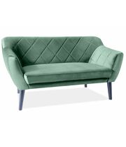Диван SIGNAL KARO 2 Velvet Bluvel 78 зеленый/венге