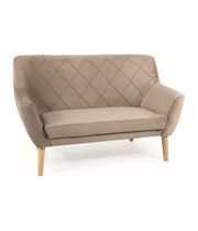 Диван SIGNAL KIER 2 Velvet Bluvel 40 темно-бежевый/бук