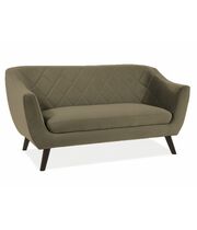 Диван SIGNAL MOLLY 2 Velvet Bluvel 77 оливковый/венге