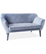 Диван SIGNAL KARO 2 Velvet Bluvel 14 серый/венге