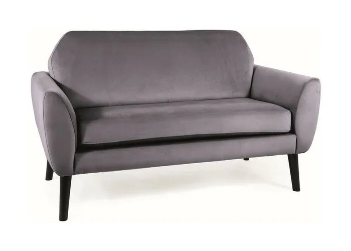 Диван SIGNAL MENA Velvet Bluvel 14 серый/венге