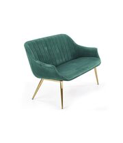 Софа HALMAR ELEGANCE 2 XL темно-зеленый/золотой