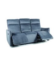 Диван SIGNAL TRAVIS 3 Velvet Bluvel 14 раскладной, серый